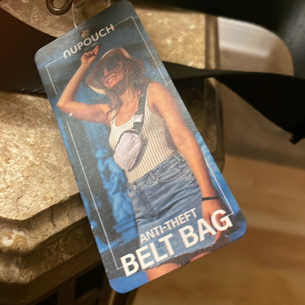 NUPOUCH Floral Anti-Theft belt bag - Picture 3 of 5